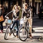 Cyclists in london