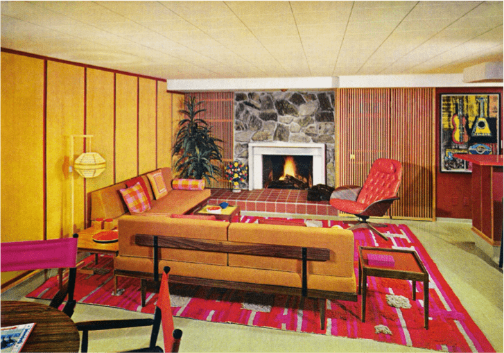 Retro Living Room