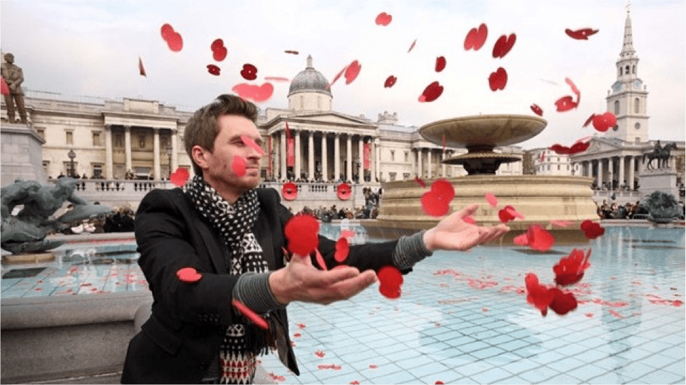 Poppies Trafalgar Square